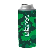 Logo de l'équipe nationale du Mexique 12 oz. Refroidisseur de canette mince