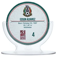 Signables Edson Alvarez Mexique Série Signature de l'équipe nationale à collectionner