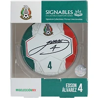 Signables Edson Alvarez Mexique Série Signature de l'équipe nationale à collectionner