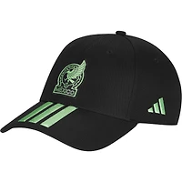 Unisex adidas Black Mexico National Team FIFA x World Cup 2026 3 Stripes Baseball Adjustable Hat