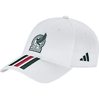 Unisex adidas  White Mexico National Team FIFA x World Cup 2026 3 Stripes Baseball Adjustable Hat