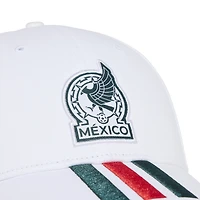 Unisex adidas  White Mexico National Team FIFA x World Cup 2026 3 Stripes Baseball Adjustable Hat