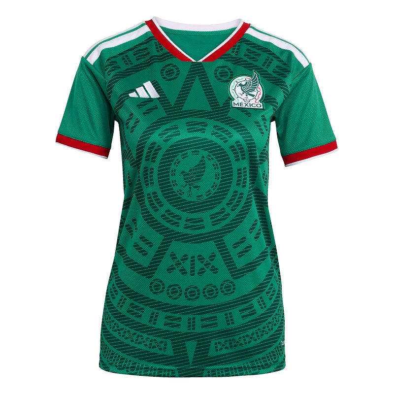Maillot domicile réplique vert adidas de l'équipe nationale du Mexique pour la Coupe Monde FIFA 2026 (femmes)