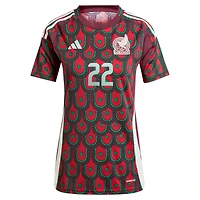 Women's adidas Hirving Lozano Burgundy Mexico National Team 2024 Home Replica Player Jersey