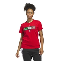 Women's adidas Red Mexico National Team Jersey Hook T-Shirt