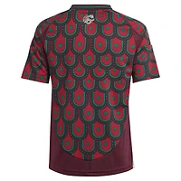 Youth adidas Burgundy Mexico National Team 2024 Home Replica Jersey