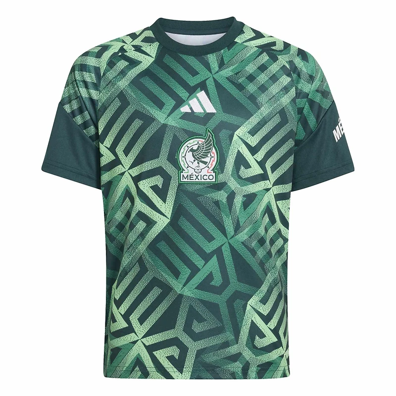 Youth adidas Green Mexico National Team 2026 Pre-Match Top