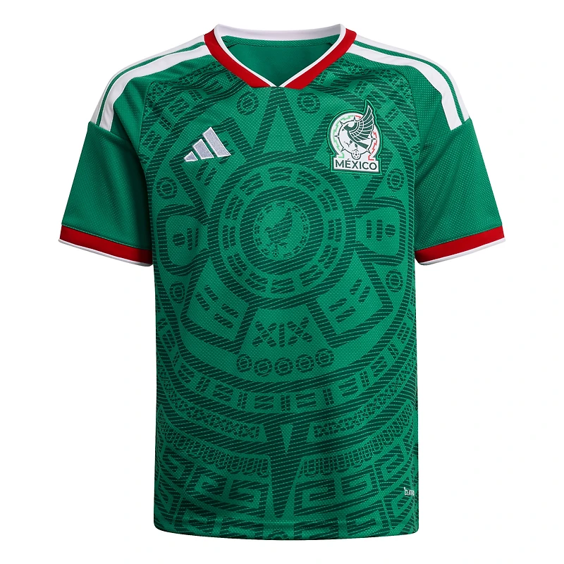 Youth adidas Green Mexico National Team FIFA x World Cup 2026 Home Replica Jersey