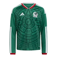 Youth adidas  Green Mexico National Team FIFA x World Cup 2026 Home Replica Long-Sleeve Jersey