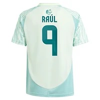 Youth adidas Raul Jimenez Green Mexico National Team 2024 Away Replica Player Jersey