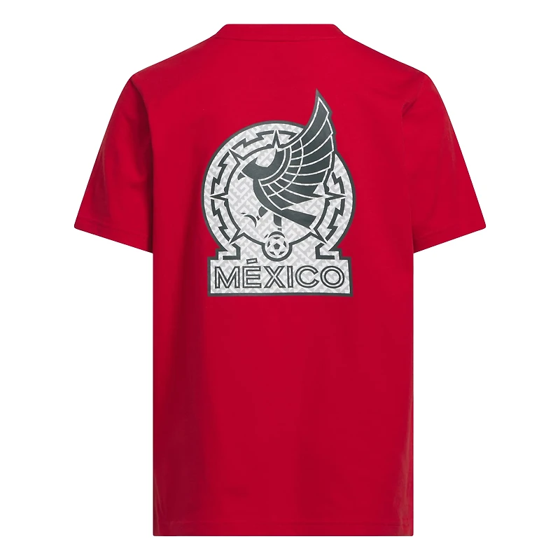 Maillot extérieur adidas rouge de l'équipe nationale du Mexique 2026 pour jeunes - T-shirt à crochet