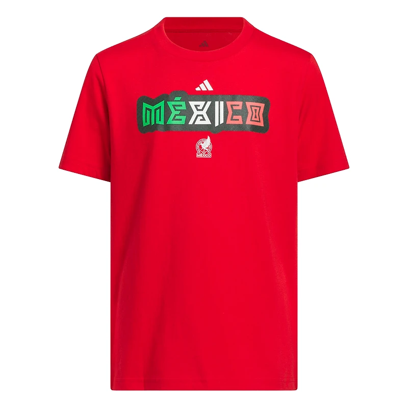Youth adidas Red Mexico National Team Jersey Hook T-Shirt