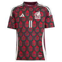 Maillot de joueur réplique à domicile l'équipe nationale du Mexique 2024 Santiago Giménez adidas pour jeunes, vert