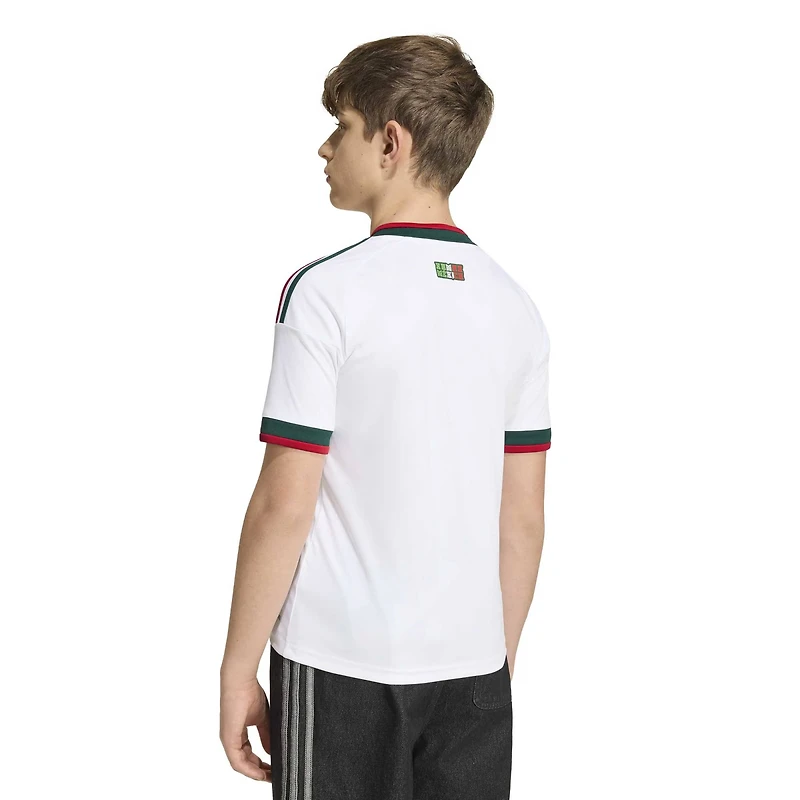 Youth adidas White Mexico National Team 2026 Away Replica Jersey