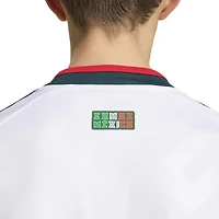 Maillot réplique extérieur à manches longues adidas blanc pour jeunes de l'équipe nationale du Mexique 2026