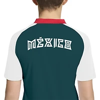 Maillot d'entraînement blanc adidas pour jeunes de l'équipe nationale du Mexique (avant-match)