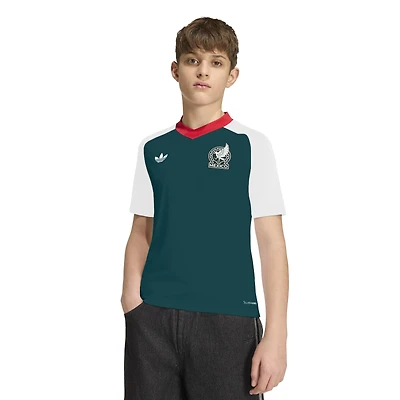Youth adidas White Mexico National Team 2026 Pre-Match Top