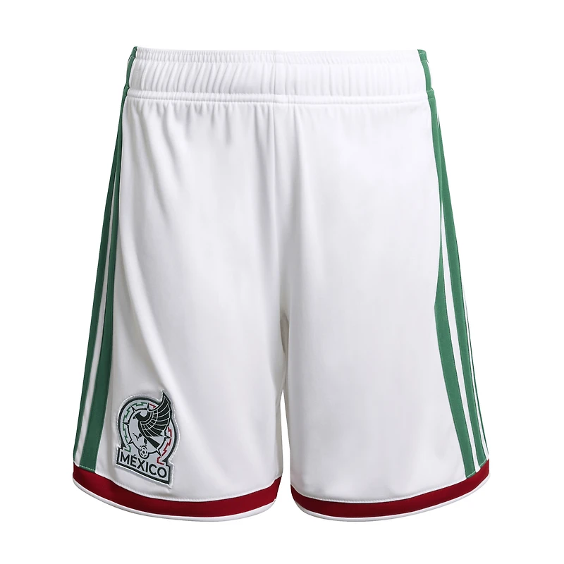 Youth adidas White Mexico National Team FIFA x World Cup Replica Shorts