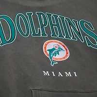 Sweat à capuche gris Miami Dolphins Slot de Mitchell & Ness