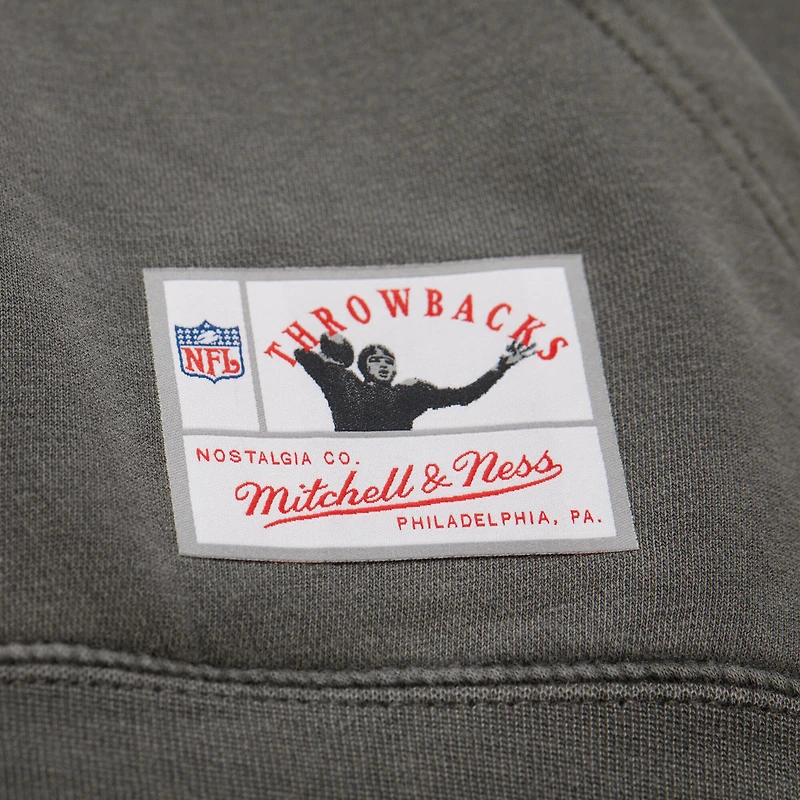 Mitchell & Ness Gray Miami Dolphins Slot Pullover Hoodie