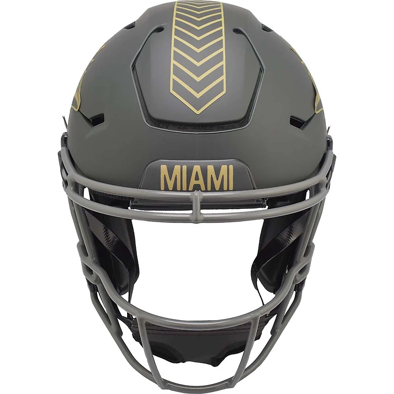  Miami Dolphins Riddell 2025 Salute to Service Speed Flex Helmet