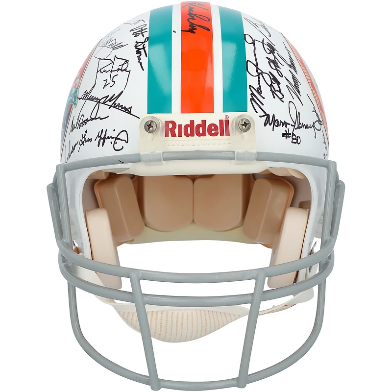 1972 Miami Dolphins Autographed Riddell 40th Anniversary Edition Authentic Helmet with 40 Signatures