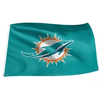 Drapeau Aqua Miami Dolphins 3' x 5'