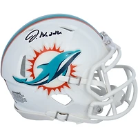 Casque Riddell Speed ​​Mini authentique autographié par Jaylen Waddle des Miami Dolphins Fanatics