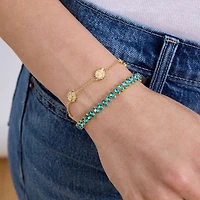 Ensemble de deux bracelets de tennis BaubleBar Miami Dolphins
