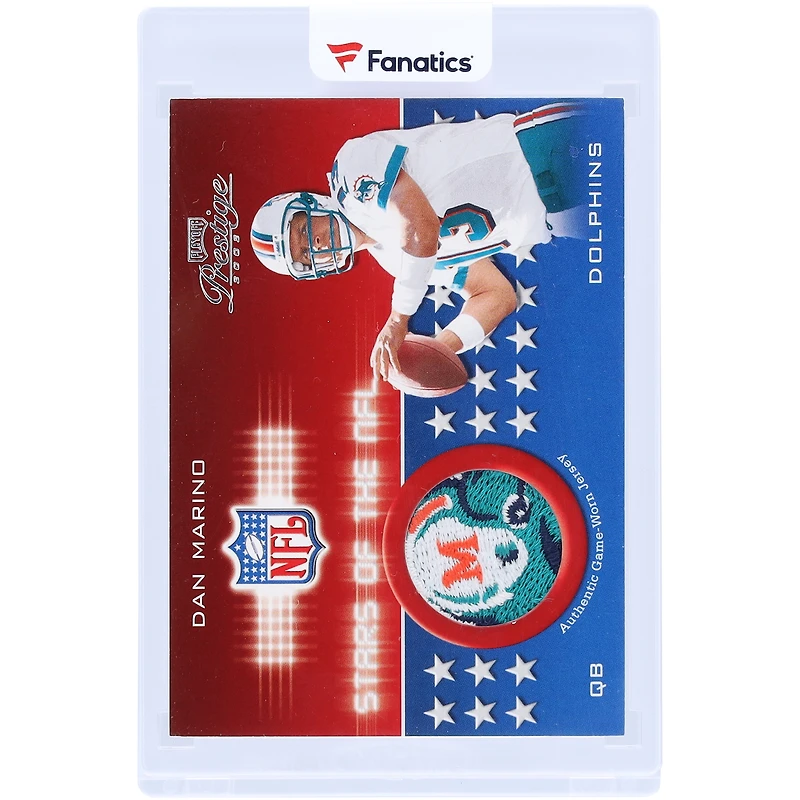 Carte Dan Marino Miami Dolphins 2002 Playoff Prestige Stars Of The NFL Team Logo 4 Couleurs Relic #SN-13 #129/300