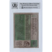 Dan Marino Miami Dolphins Autographed 1984 Topps #123 Beckett Fanatics Witnessed Authenticated 7/10 Rookie Card