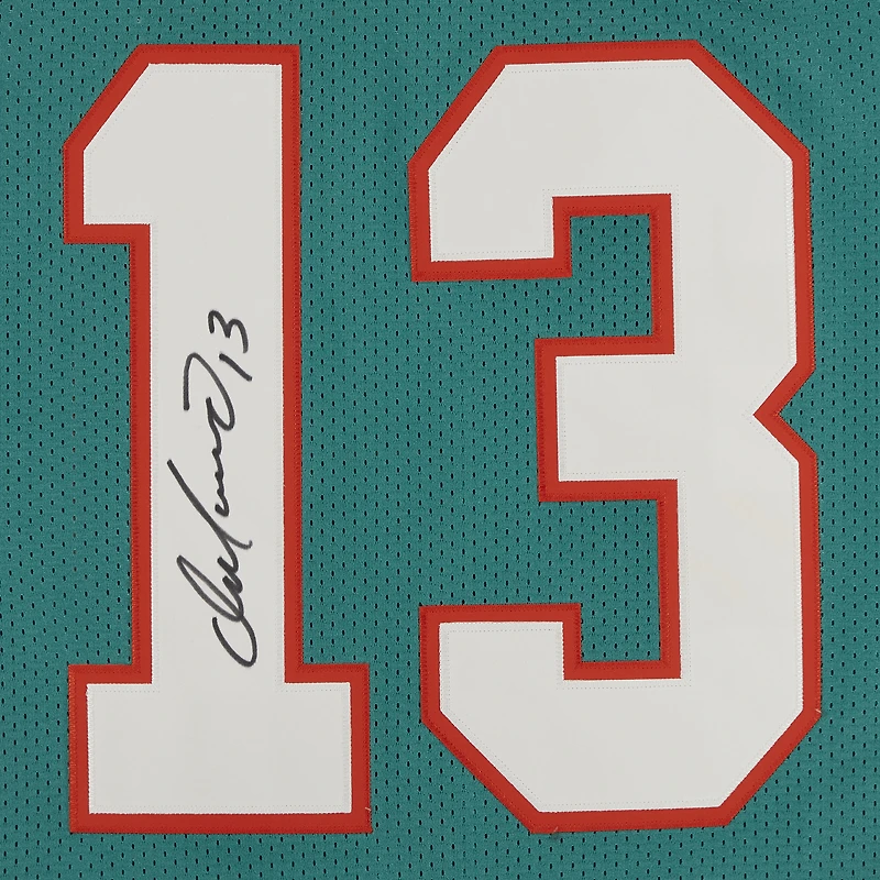 Maillot Dan Marino Miami Dolphins Autographié Aqua Mitchell & Ness Authentique