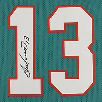 Maillot Dan Marino Miami Dolphins Autographié Aqua Mitchell & Ness Authentique