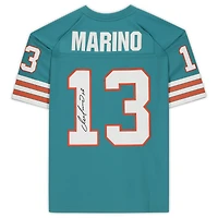 Dan Marino Miami Dolphins Autographed Mitchell & Ness Aqua Replica Jersey