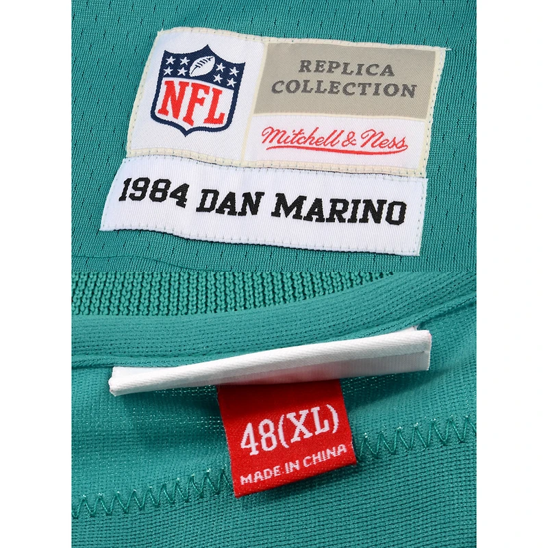 Dan Marino Miami Dolphins Autographed Mitchell & Ness Aqua Replica Jersey