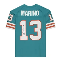 Dan Marino Miami Dolphins Autographed Mitchell & Ness Aqua Replica Jersey