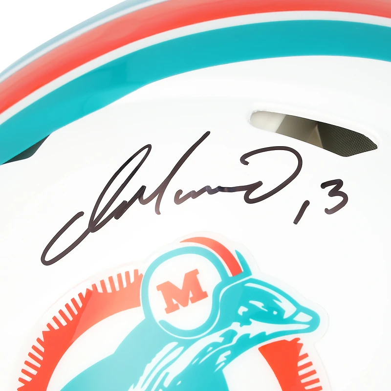 Dan Marino Miami Dolphins Autographed Riddell 1980-1996 Throwback Speed Authentic Helmet