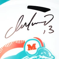 Dan Marino Miami Dolphins Autographed Riddell 1980-1996 Throwback Speed Replica Helmet