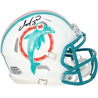 Casque miniature Riddell Speed ​​rétro 1997-2012 autographié par Dan Marino des Dolphins de Miami