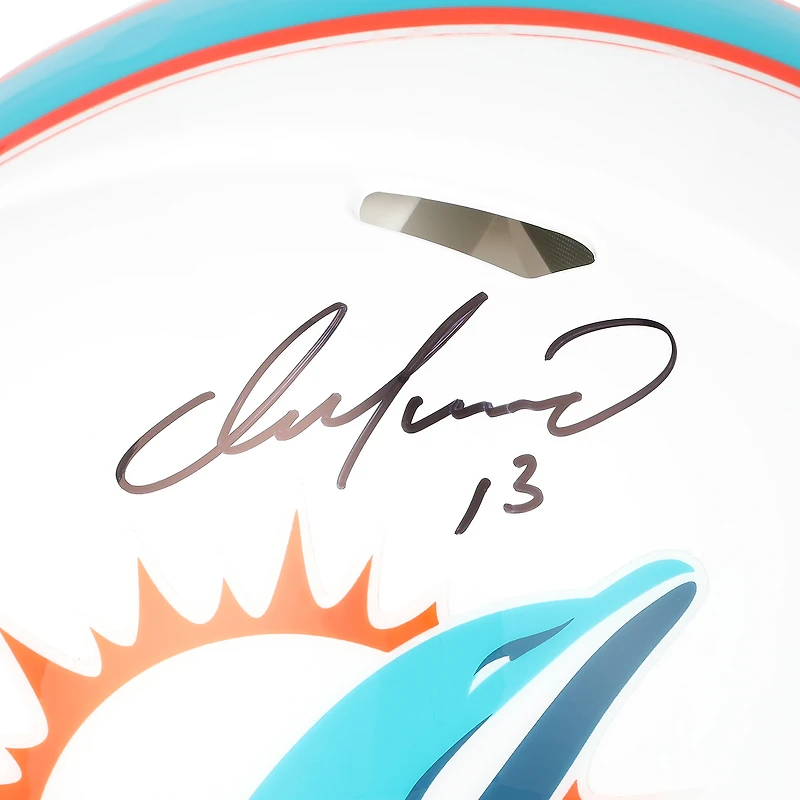 Casque Riddell Speed ​​Authentic autographié par Dan Marino, joueur des Dolphins de Miami