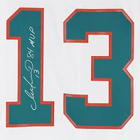Dan Marino Miami Dolphins Autographed White Mitchell & Ness 1984 Replica Jersey with "84 MVP" Inscription