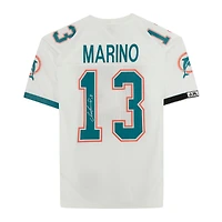 Maillot authentique blanc autographié Mitchell & Ness des Miami Dolphins de Dan Marino