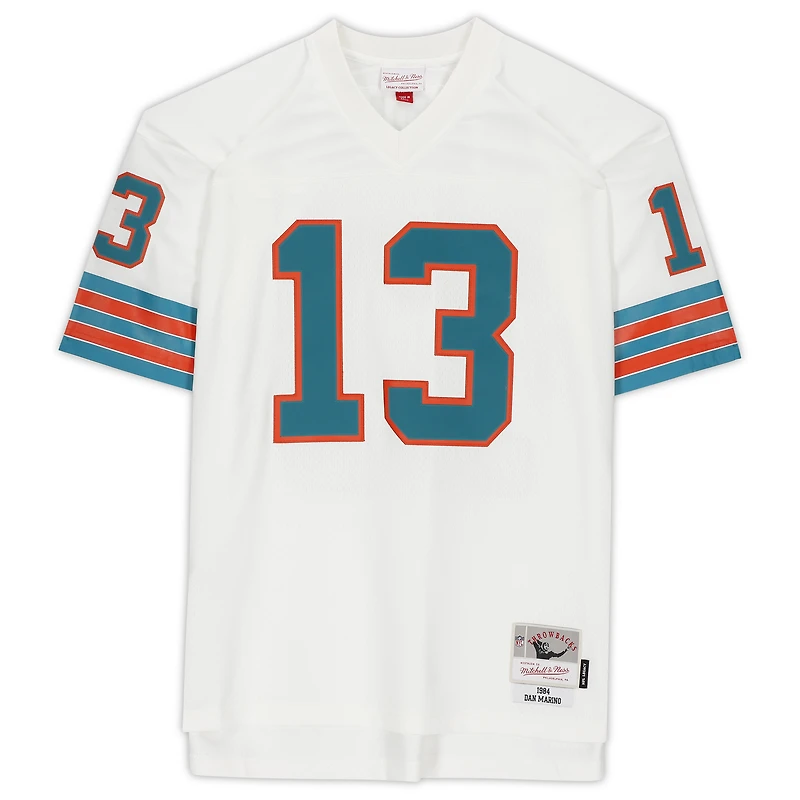 Dan Marino Miami Dolphins Autographed White Replica Mitchell & Ness Jersey
