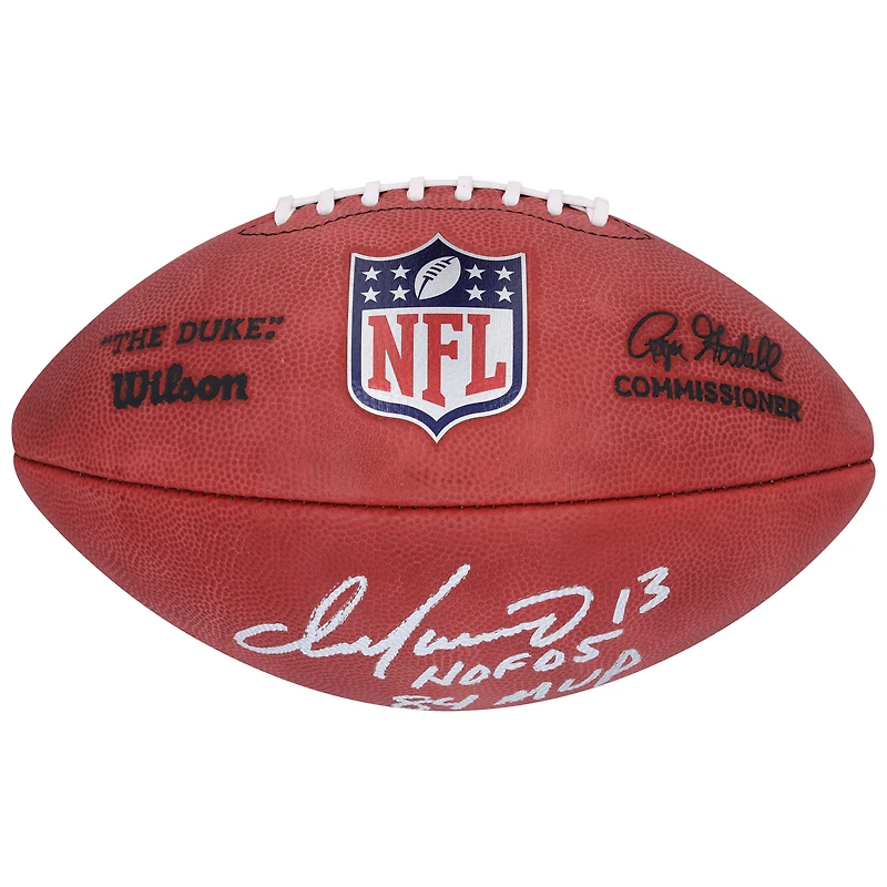 Dan Marino Miami Dolphins Autographed Wilson Duke Full Color Football with "HOF 05" & "84 MVP" Inscriptions