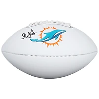 De’Von Achane Miami Dolphins Autographed Franklin White Panel Football