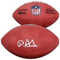 Ballon de football Wilson Duke en couleur, autographié par De’Von Achane des Dolphins de Miami