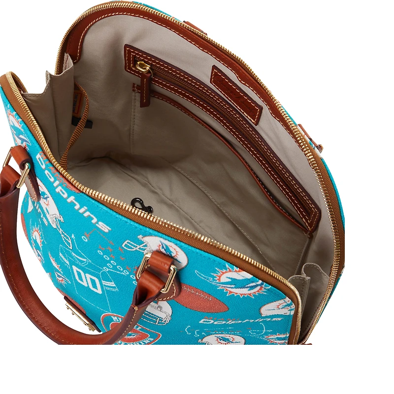 Sac à main zippé Dooney & Bourke Miami Dolphins Game Day