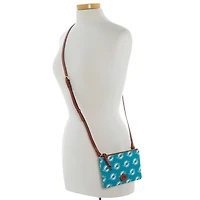 Dooney & Bourke  Miami Dolphins Top Zip Crossbody Bag