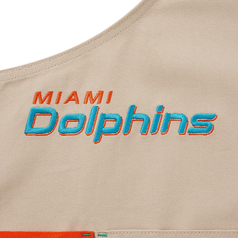 Hedley & Bennett Cream Miami Dolphins The Essential Apron