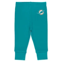 Vêtements pour bébés et nouveau-nés par Erin Andrews Miami Dolphins Ensemble trois pièces Body pantalon Turn Me Around